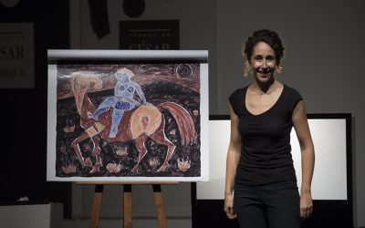 César Manrique: Rojo, negro, blanco.